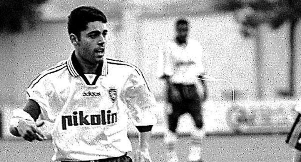 Jesús García Sanjuán, en un partido con el Zaragoza.