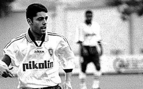 Jesús García Sanjuán, en un partido con el Zaragoza.