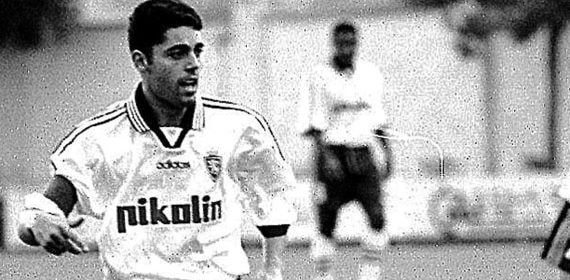 Jesús García Sanjuán, en un partido con el Zaragoza.