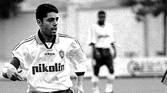 Jesús García Sanjuán, en un partido con el Zaragoza.