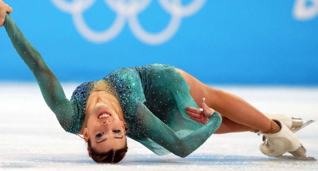 Laura Barquero, durante su participación en los Juegos Olímpicos de Invierno de Pekín 2022.