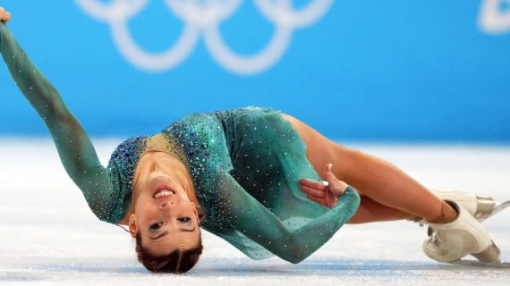 Laura Barquero, durante su participación en los Juegos Olímpicos de Invierno de Pekín 2022.