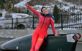 Leanna García se convertirá en la primera española en competir en un Mundial de bobsleigh.