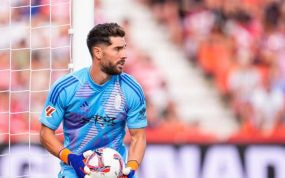 Luca Zidane, en un prtido del Granada.