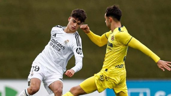 Mario Rivas, en el Castilla-Villarreal B de hace dos semanas.
