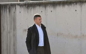 Pablo García Cuervo, exdirector de Comunicación de la RFEF, a su llegada al juicio del Caso Rubiales.