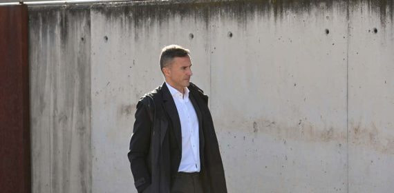 Pablo García Cuervo, exdirector de Comunicación de la RFEF, a su llegada al juicio del Caso Rubiales.