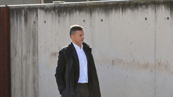 Pablo García Cuervo, exdirector de Comunicación de la RFEF, a su llegada al juicio del Caso Rubiales.