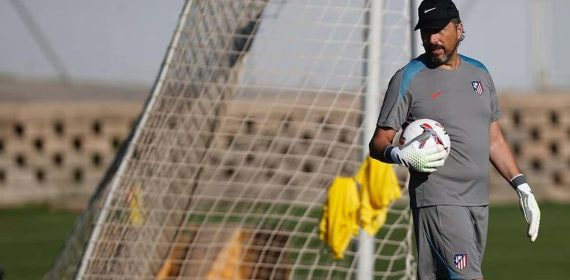 Pablo Vercellone durante un entrenamiento.