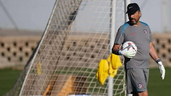 Pablo Vercellone durante un entrenamiento.
