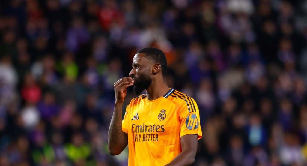 Rudiger, en un partido con el Real Madrid.