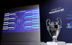 Sorteo de la Champions League.