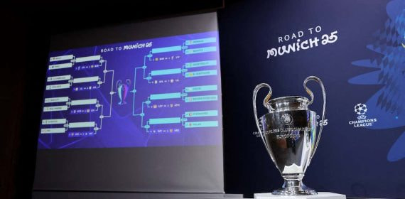 Sorteo de la Champions League.