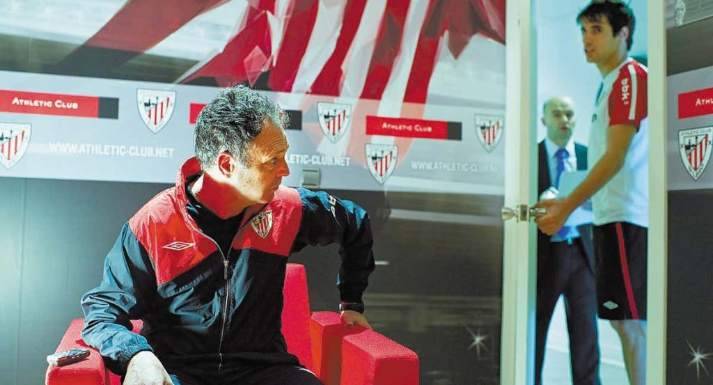 Joaquín Caparrós, durante una entrevista como entrenador del Athletic.