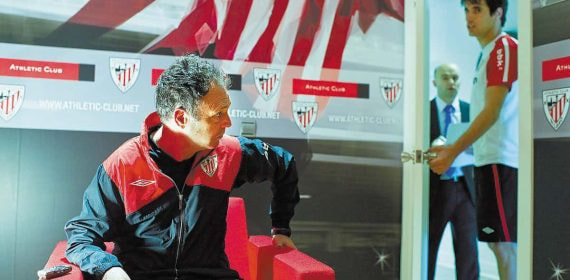 Joaquín Caparrós, durante una entrevista como entrenador del Athletic.