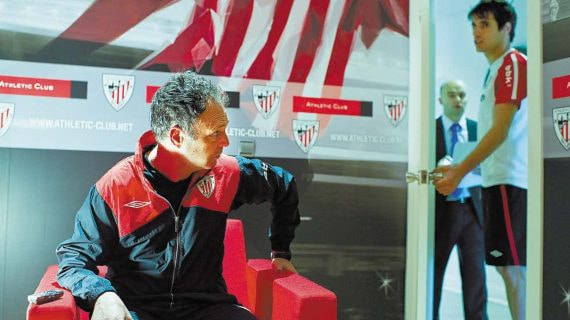 Joaquín Caparrós, durante una entrevista como entrenador del Athletic.