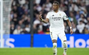 Alaba, durante un partido con el Real Madrid esta temporada.