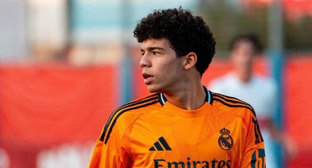 Enzo Alves, en un partido con el Real Madrid.