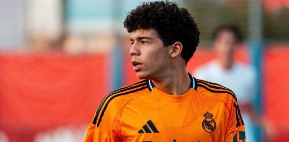 Enzo Alves, en un partido con el Real Madrid.