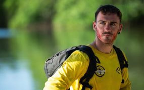 Aratz Lakuntza, durante su aventura en 'El Conquistador del Fin del Mundo'.