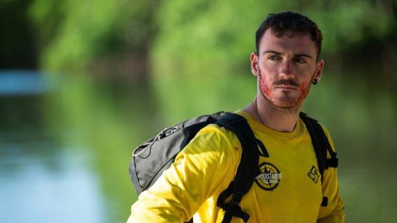 Aratz Lakuntza, durante su aventura en 'El Conquistador del Fin del Mundo'.