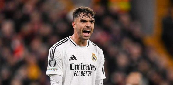 Asencio, con el Real Madrid.