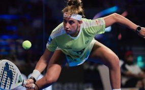 Bea González durante un partido.