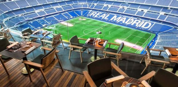 Terraza del restaurante Ko by 99 en el Bernabéu.