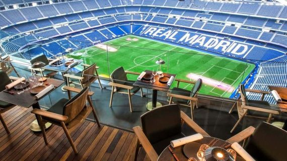 Terraza del restaurante Ko by 99 en el Bernabéu.