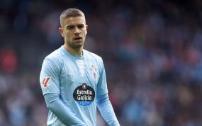 Sergio Carreira, en un partido con el Celta.