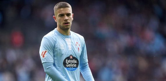 Sergio Carreira, en un partido con el Celta.