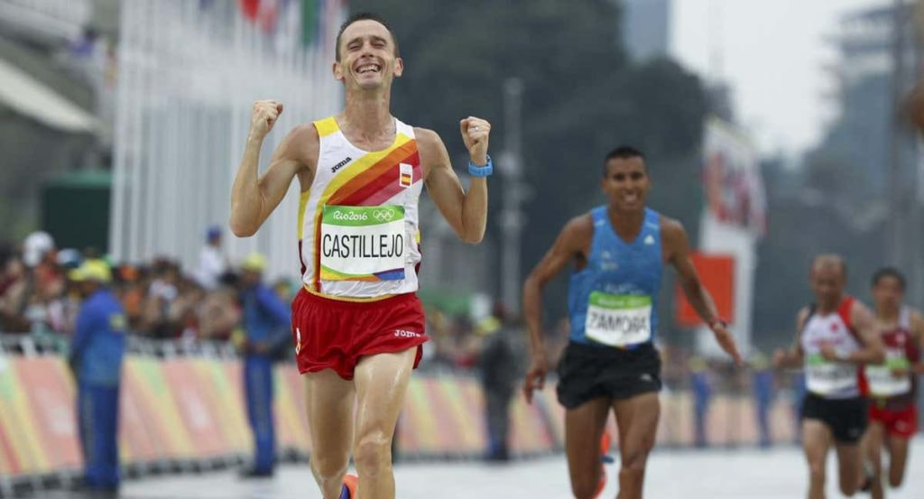 Carles Castillejo en la Maratón de los JJOO de Río.
