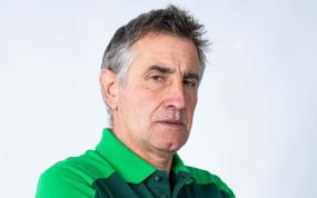 José María Ceballos, exportero del Racing y actual coordinador de los guardametas en la cantera.