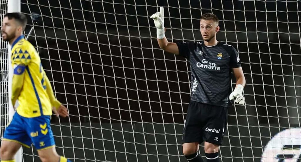 Cillesen, en un partido con Las Palmas esta temporada.