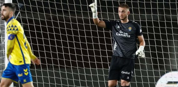 Cillesen, en un partido con Las Palmas esta temporada.