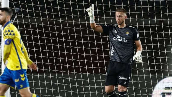 Cillesen, en un partido con Las Palmas esta temporada.