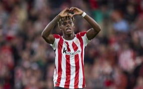 Nico Williams, en un partido con el Athletic.