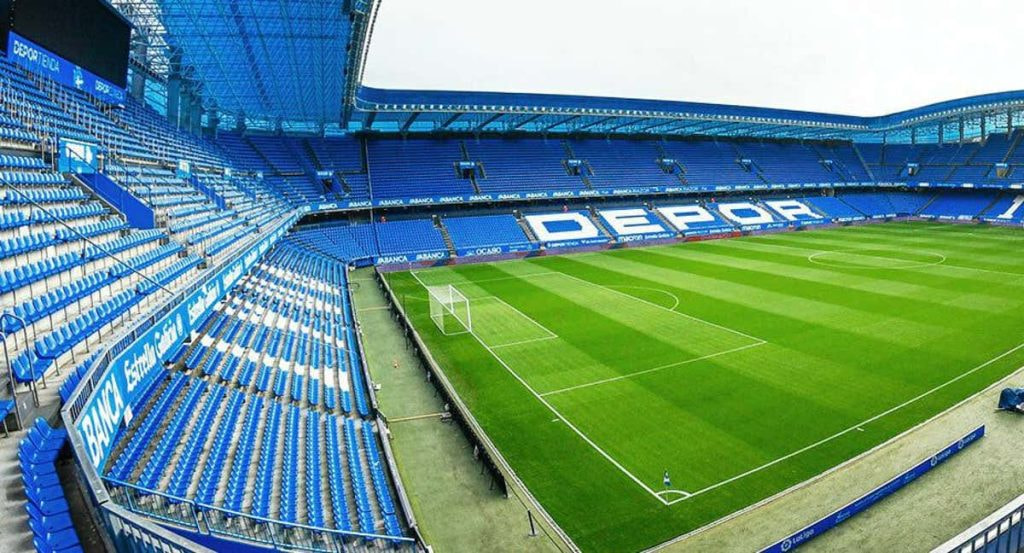El estadio de Riazor, uno de los elegidos (por ahora) como sede del Mundial 2030.