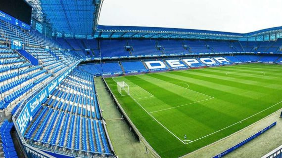 El estadio de Riazor, uno de los elegidos (por ahora) como sede del Mundial 2030.