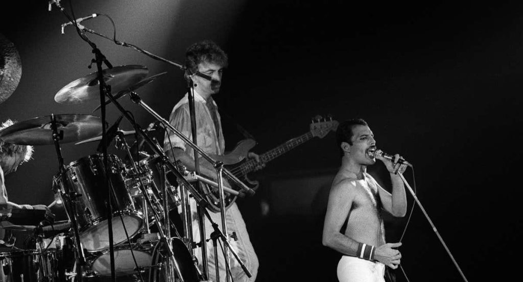 Freddy Mercury, en un concierto.