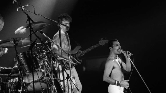 Freddy Mercury, en un concierto.