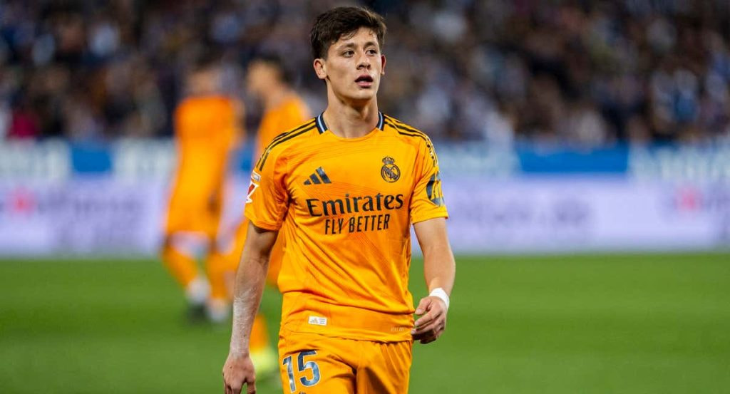 Arda Güler, durante el Leganés - Real Madrid de Copa que se disputó en Butarque.