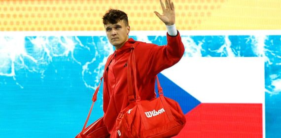 Jakub Mensik durante la final del Masters 1000 de Miami.
