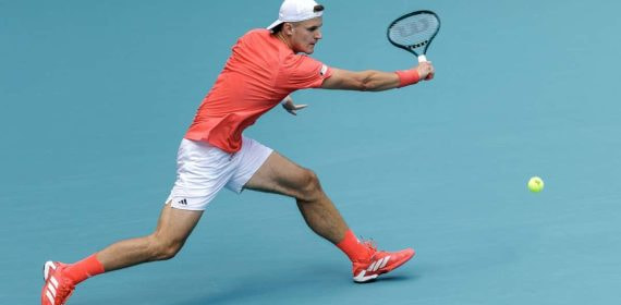 Jakub Mensik, durante el Masters 1000 de Miami.