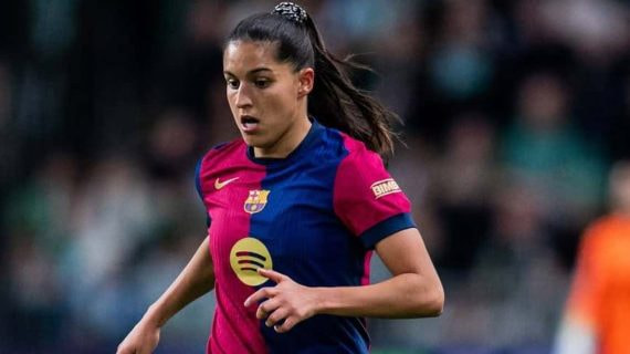 Kika Nazareth, jugadora del Barça, durante un partido.
