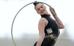 Lucía González, durante la 1ª fase de la Liga Iberdrola en Arganda del Rey (Madrid).