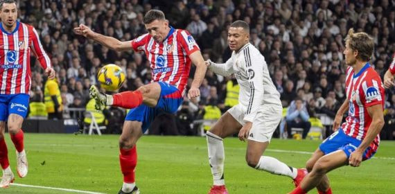 Lance en el partido de Liga