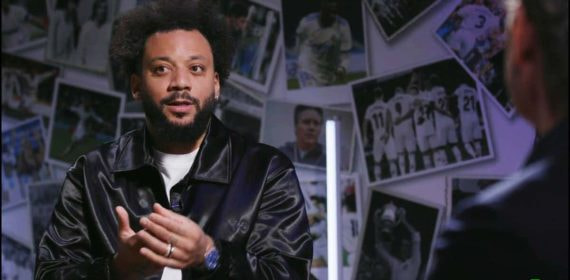 Marcelo, durante un pasaje de su entrevista en Universo Valdano