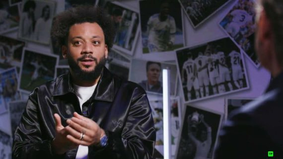 Marcelo, durante un pasaje de su entrevista en Universo Valdano