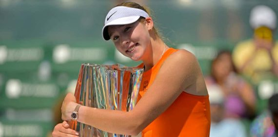 Mirra Andreeva tras ganar Indian Wells 2025.